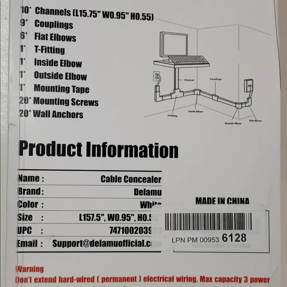 Cable Concealer PME-B104 - Picture 7 of 8